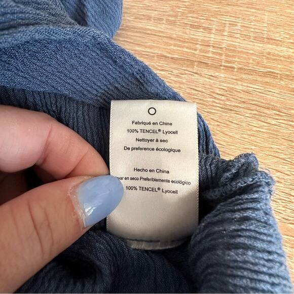 Mara Hoffman Nami Maxi Dress Blue Size XS/Small Boho REVOLVE Floor Length Fairy - Picture 9 of 13